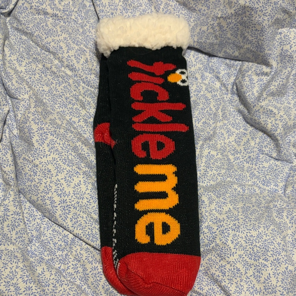 Sesame Street Sherpa Socks Tickleme Elmo